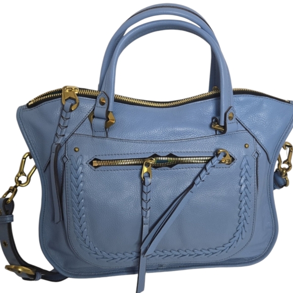 ORYANY Blue  Leather Purse NWT - Picture 5 of 9